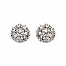 9100421 | 0.53 CTW Brass Moissanite Rhodium Earring