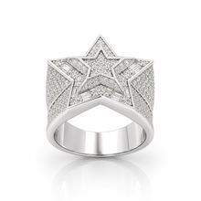 996421 | 925 Moissanite Rhodium Ring