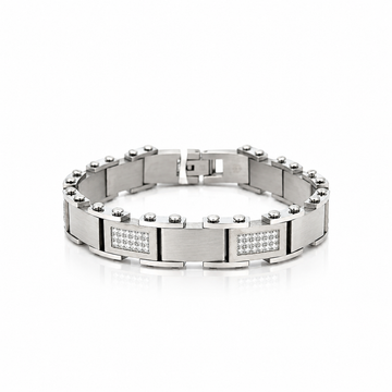 9312761 | Steel Moissanite Rhodium Bracelet
