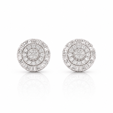 991791 | 925 Moissanite Rhodium Plated Earrings