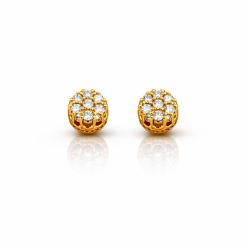 999662 | 925 Moissanite Gold Earring
