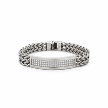 9312731 | Steel Moissanite Rhodium Bracelet