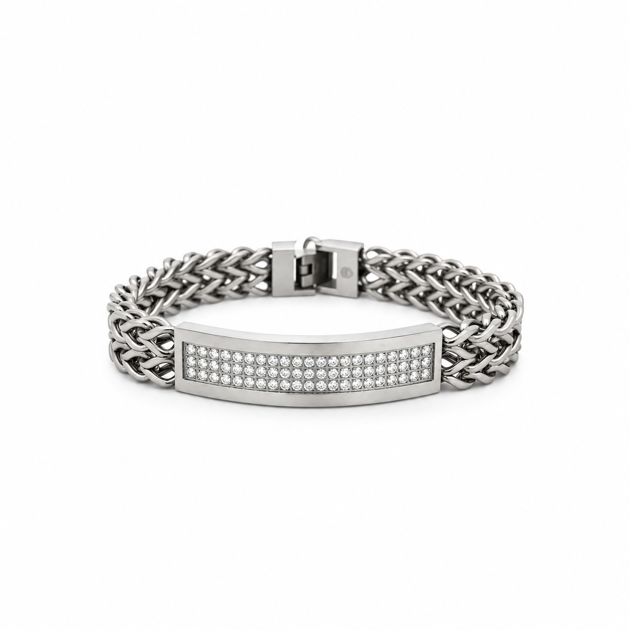9312731 | Steel Moissanite Rhodium Bracelet