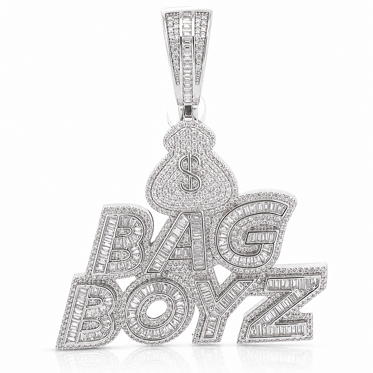 916281 | Brass Rhodium Plated Pendant