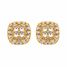 9100282 | 1.13 CTW Brass Moissanite Gold Earring