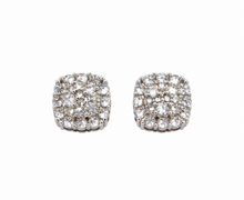 9100441 | 0.60 CTW Brass Moissanite Rhodium Earring