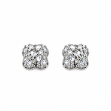 9100461 | 0.65 CTW Brass Moissanite Rhodium Earring