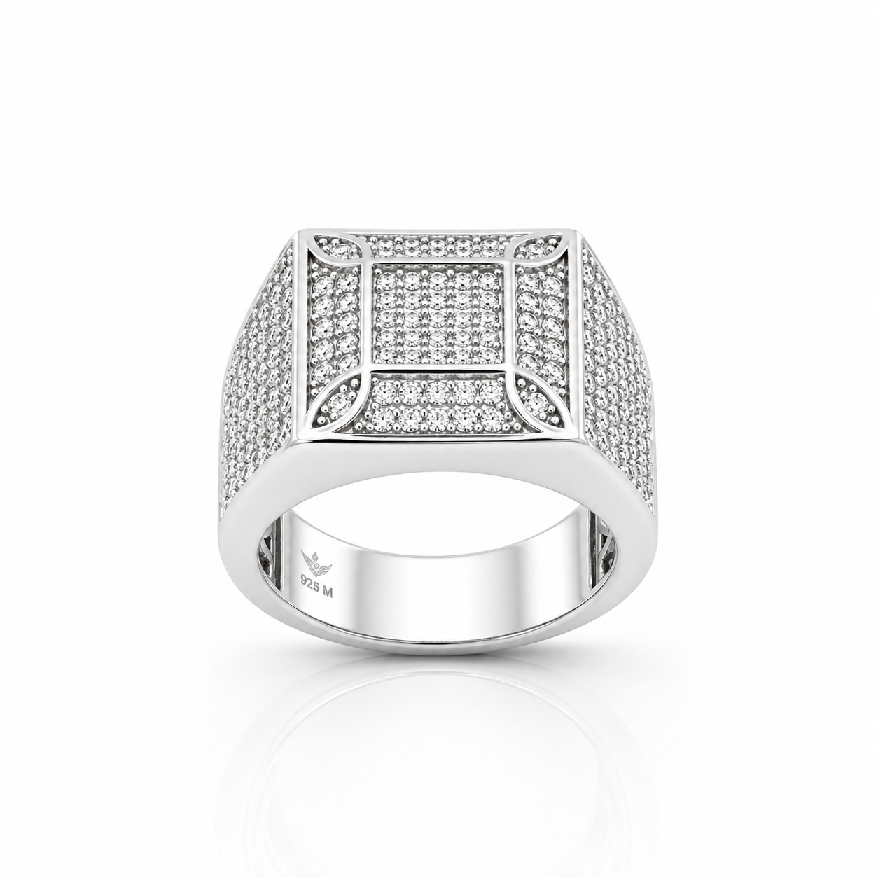 9911541 | 925 Moissanite Rhodium Ring