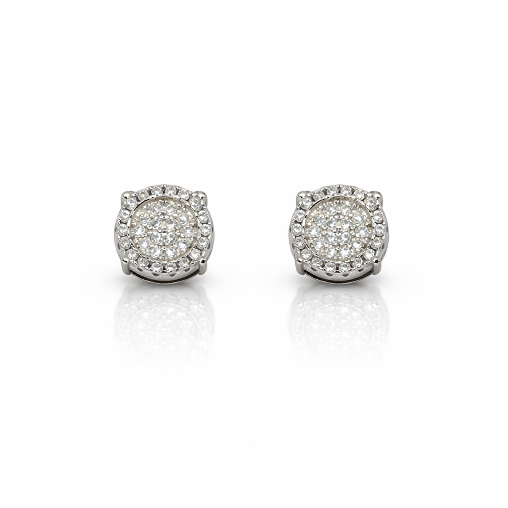 999581 | 925 Moissanite Rhodium Earring