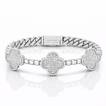 963901 | CZ Brass Rhodium Bracelet