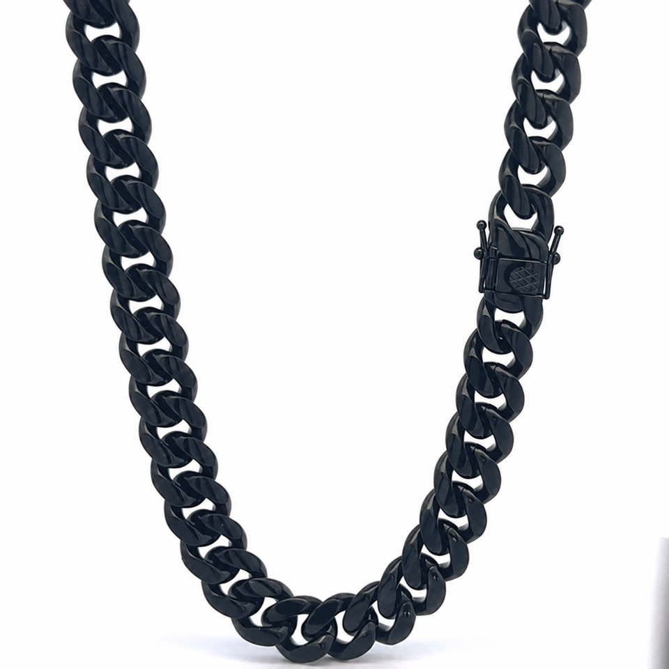 939963 | Steel 12mm Cuban Chain