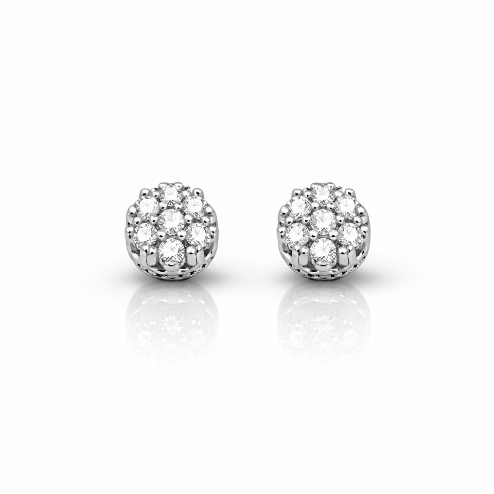 999661 | 925 Moissanite Rhodium Earring