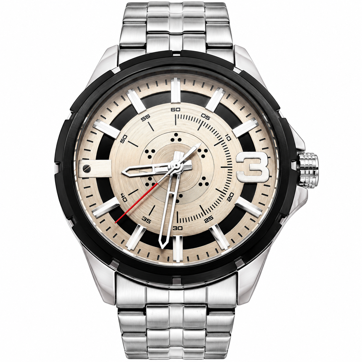 550871 | Executive Metal Rhodium Watch