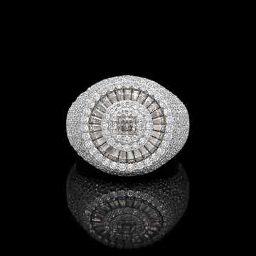 KIAN | 925 Silver Moissanite Lab Diamond Ring | 997331