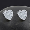 HEART-SHAPED MOISSANITE STUD EARRINGS |  994681