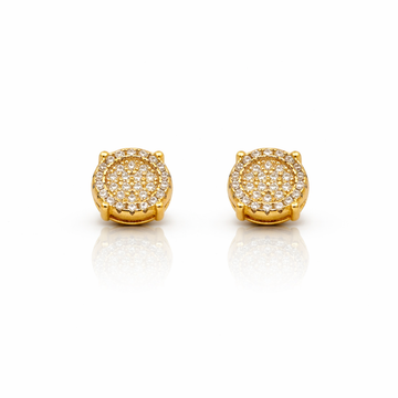 999582 | 925 Moissanite Gold Earring