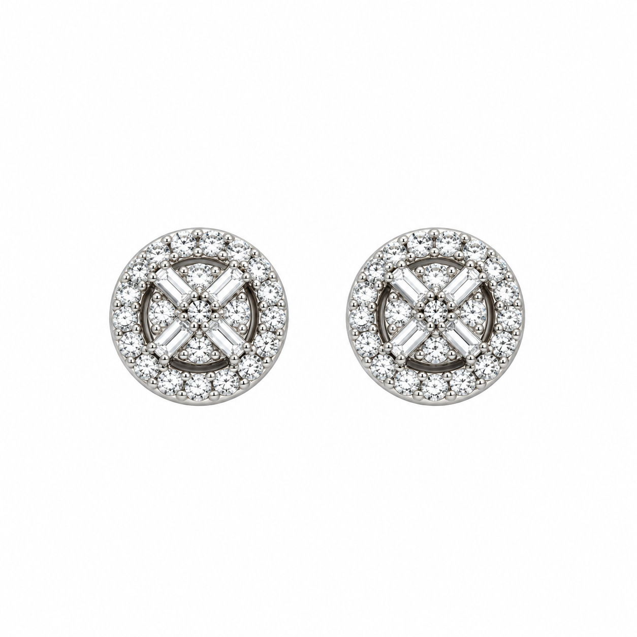 9911851 | 925 Moissanite Rhodium Earring