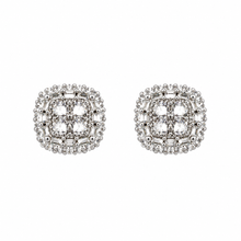 9100281 | 1.13 CTW Brass Moissanite Rhodium Earring