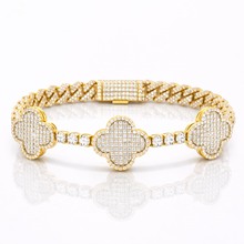 963902 | CZ Brass Gold Bracelet