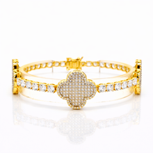 963942 | CZ Brass Gold Bracelet