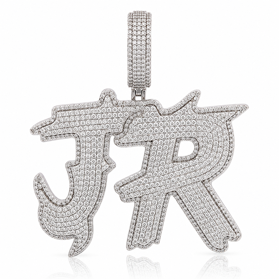 916321 | Brass Rhodium Plated Pendant