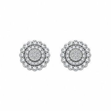 9911821 | 925 Moissanite Rhodium Earring