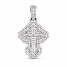 9912221 | 925 Silver Moissanite White Gold Pendant