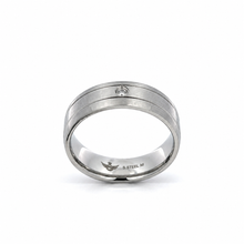 9312331 | Steel Moissanite Rhodium Ring