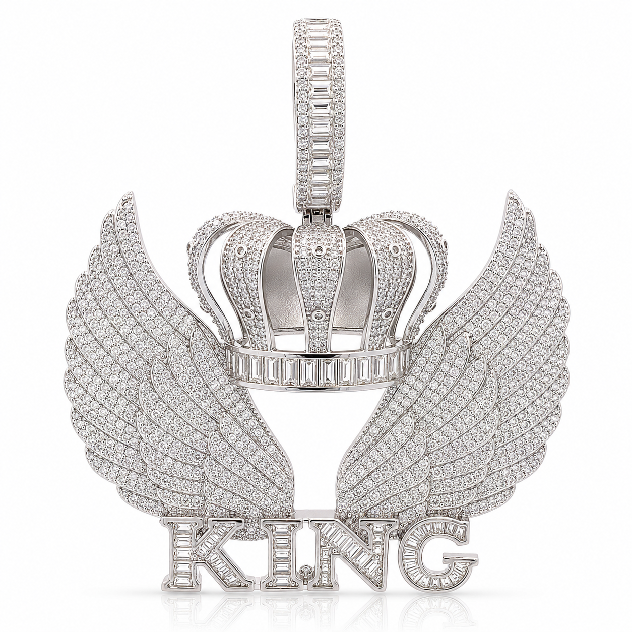 916291 | Brass Rhodium Plated Pendant