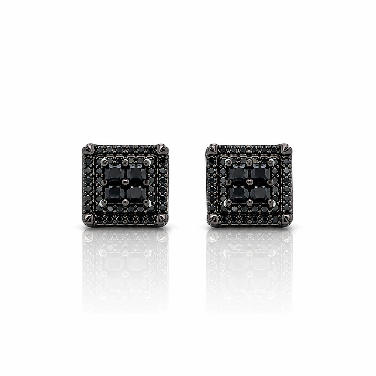 927183 | 925 Silver Black Earrings