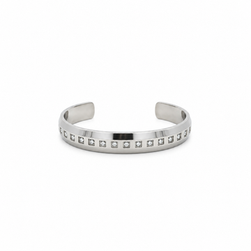 9312771 | Steel Moissanite Rhodium Bracelet