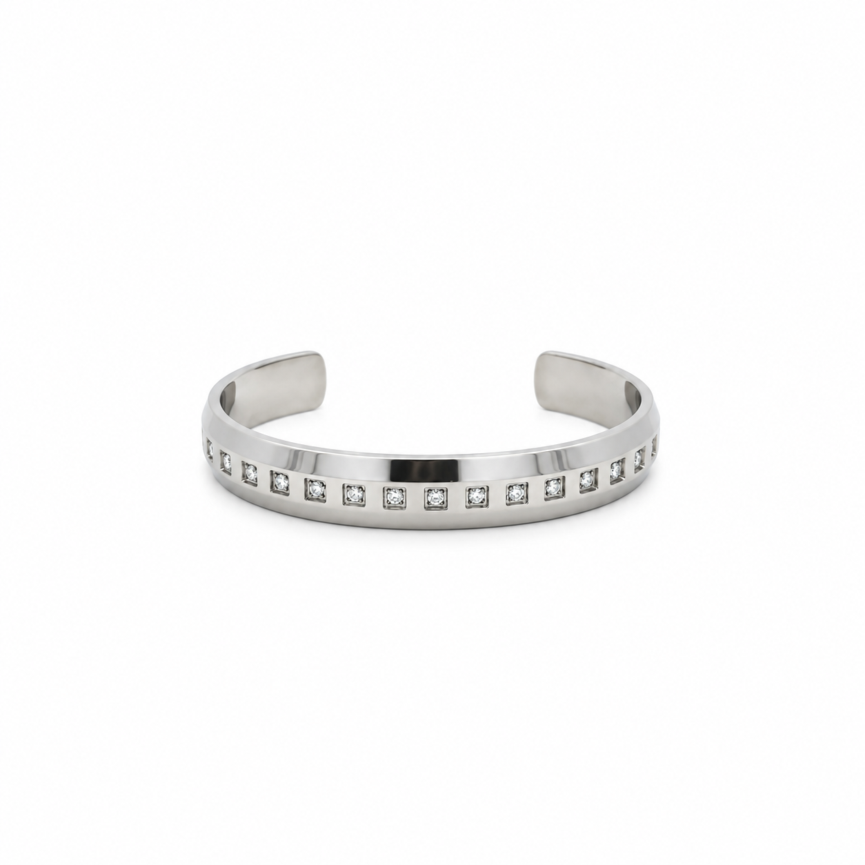 9312771 | Steel Moissanite Rhodium Bracelet