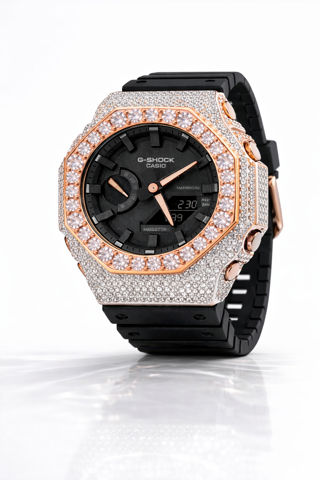 5901618 | G-Shock 925 Moissanite TT Rose Watch