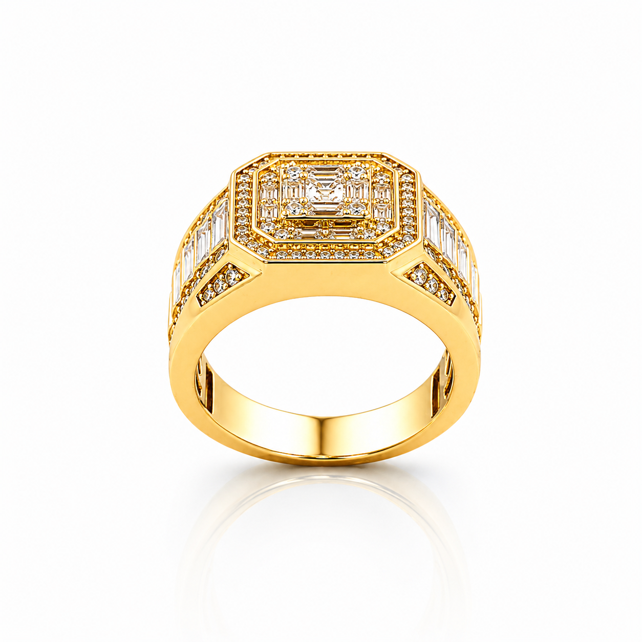 9911452 | 925 Moissanite Gold Ring