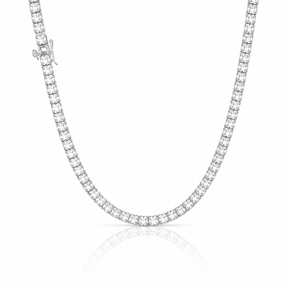 9312141 | Steel Tennis Moissanite Chain
