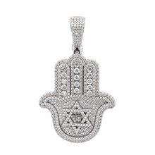 9912101 | 3.62 CTW 925 Silver Moissanite Rhodium Pendant