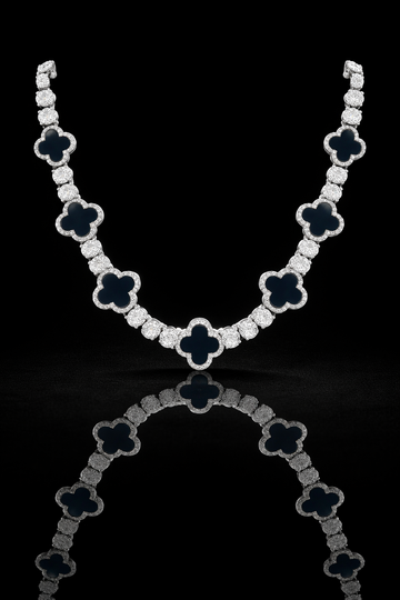 963851 | CZ Brass Rhodium Chain