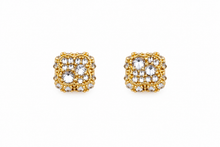 9100372 | 0.59 CTW Brass Moissanite Gold Earring