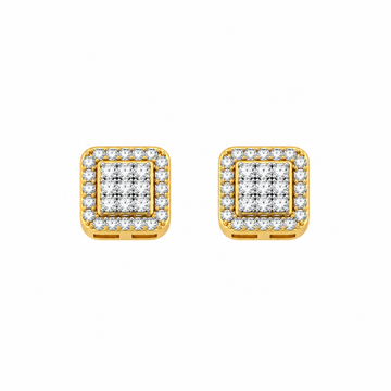9911882 | 925 Moissanite Gold Earring