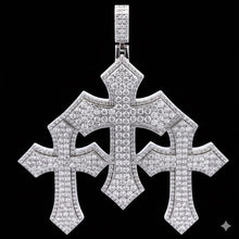 9910651 | 925 Silver Moissanite Rhodium Pendant