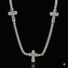 XYRIS 3MM SILVER MOISSANITE ICED OUT CHAIN I 995981