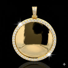 999212 | 925 Moissanite Gold Pendant