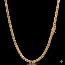 962894 | Brass Tennis CZ Chain 3mm GP