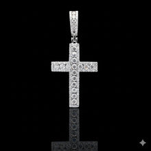 MEEK 1.65 CTW 925 CZ MOISSANITE RHODIUM ICED OUT PENDANT I 997321