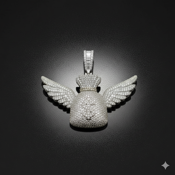 998321 | 925 Silver Moissanite Rhodium