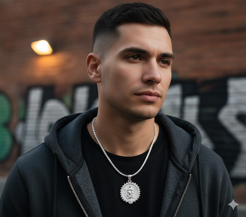 980451 | 1.239ctw VS/D 925 LGD Diamond Rhodium Pendant