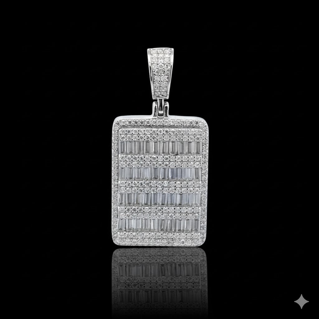 OMNISCENT 3.16 CTW 925 CZ MOISSANITE RHODIUM PENDANT I 996641