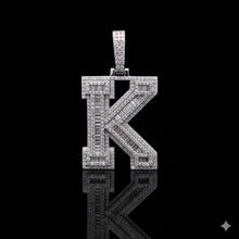 999861 | 2.64ctw VVS/D 925 Moissanite Initial K Pendant