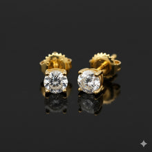 ELDOREA 0.25 CTW 925 GOLD MOISSANITE ICED OUT EARRING | 998032