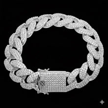 HOTSHOT SILVER MOISSANITE 18MM BRACELET I 991591